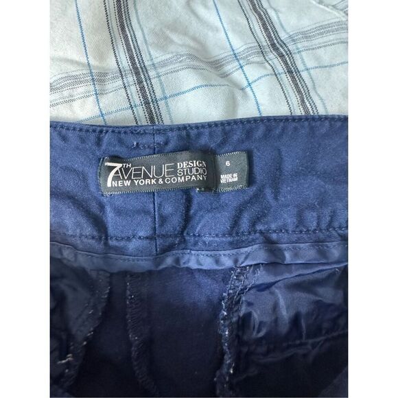 Women’s New York & Company Navy Blue Pants Size 6 - Picture 10 of 10
